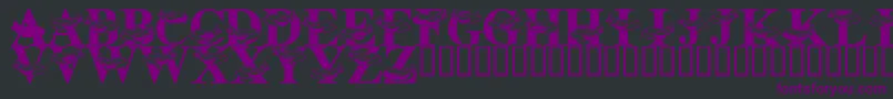 LmsFriendlySkys Font – Purple Fonts on Black Background