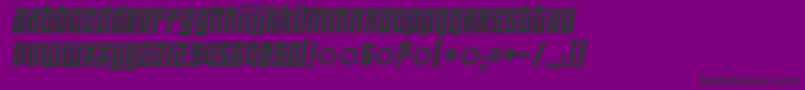 Wideawakeblack Font – Black Fonts on Purple Background