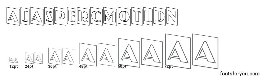 AJaspercmotldn Font Sizes