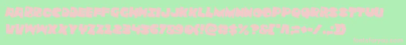 Zounderkiterotate2 Font – Pink Fonts on Green Background