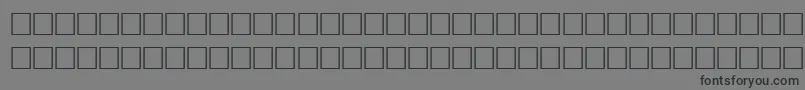 FirmlyRegular Font – Black Fonts on Gray Background