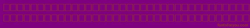 FirmlyRegular Font – Brown Fonts on Purple Background