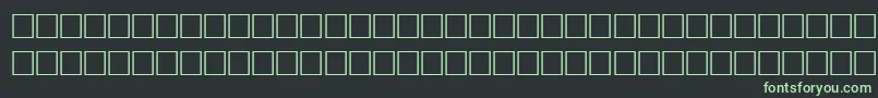 FirmlyRegular-Schriftart – Grüne Schriften auf schwarzem Hintergrund