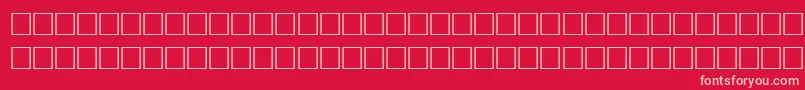 FirmlyRegular Font – Pink Fonts on Red Background
