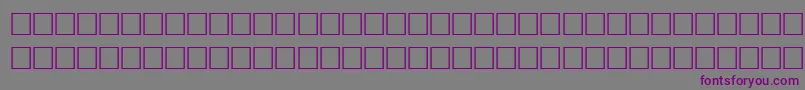 Шрифт FirmlyRegular – фиолетовые шрифты на сером фоне