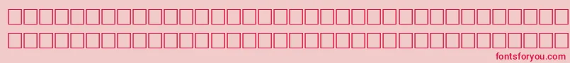 FirmlyRegular Font – Red Fonts on Pink Background