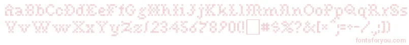 NoreenRegular Font – Pink Fonts on White Background