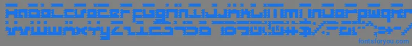 Roidc Font – Blue Fonts on Gray Background