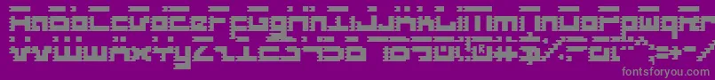 Roidc Font – Gray Fonts on Purple Background