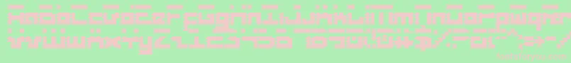 Roidc Font – Pink Fonts on Green Background