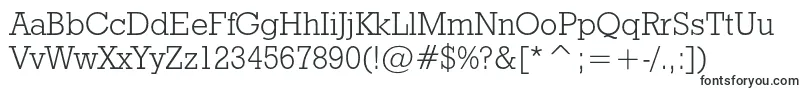 Geoslb712lightcbt Font – Fonts for VK