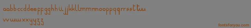 Подробнее о шрифте Minusculeregular Шрифт Minusculeregular – коричневые шрифты на сером фоне