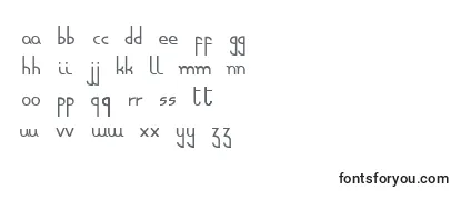Шрифт Minusculeregular