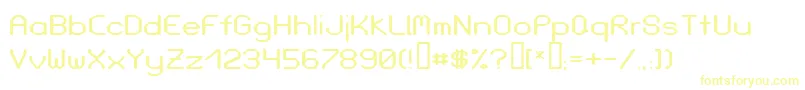 LoveParadeWidebold Font – Yellow Fonts