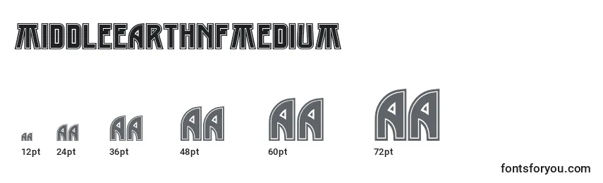 MiddleearthnfMedium Font Sizes