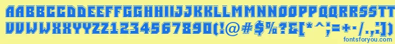 More about ASimplergr Font ASimplergr Font – Blue Fonts on Yellow Background