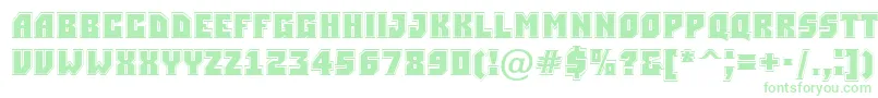 ASimplergr Font – Green Fonts on White Background