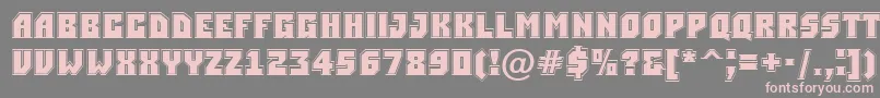 ASimplergr Font – Pink Fonts on Gray Background