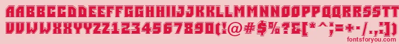 ASimplergr Font – Red Fonts on Pink Background