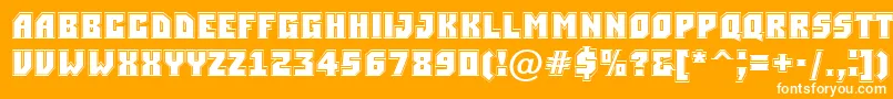 More about ASimplergr Font ASimplergr Font – White Fonts on Orange Background