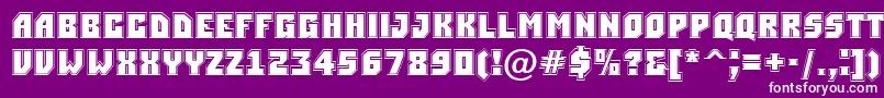 ASimplergr Font – White Fonts on Purple Background