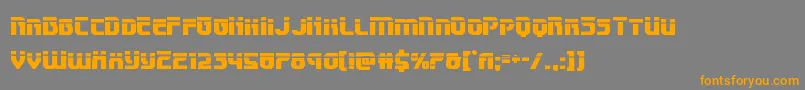 Speedwagonlaser Font – Orange Fonts on Gray Background