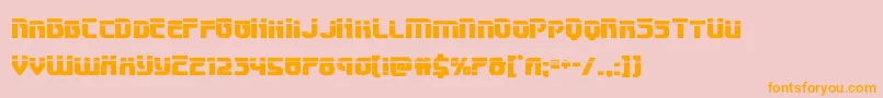 Speedwagonlaser Font – Orange Fonts on Pink Background