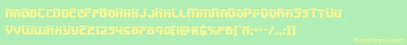 Speedwagonlaser Font – Yellow Fonts on Green Background
