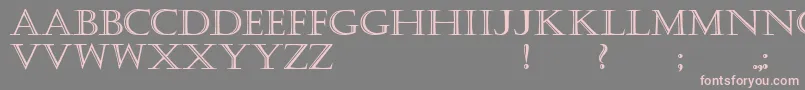 KastellarBold Font – Pink Fonts on Gray Background