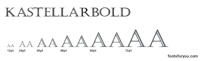 Размеры шрифта KastellarBold