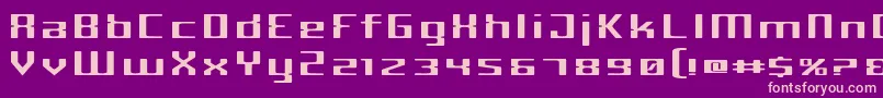 CriminalWide Font – Pink Fonts on Purple Background