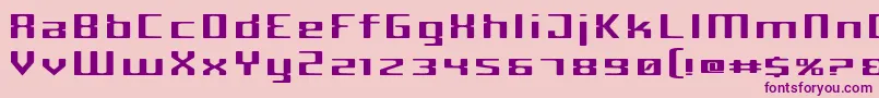 Шрифт CriminalWide – фиолетовые шрифты на розовом фоне