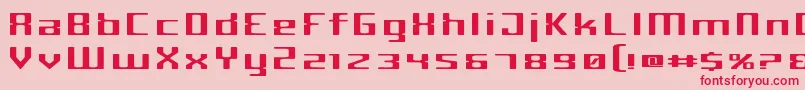 fuente CriminalWide – Fuentes Rojas Sobre Fondo Rosa