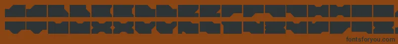 Weitere Informationen zur Ldr0-Schriftart Ldr0-Schriftart – Schwarze Schriften auf braunem Hintergrund