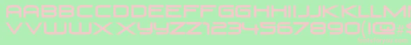 Venusris Font – Pink Fonts on Green Background