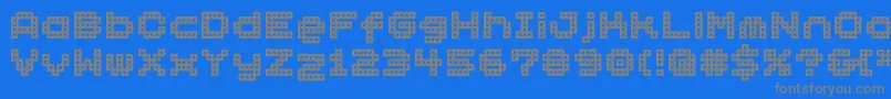 More about BmBlockA15 Font BmBlockA15 Font – Gray Fonts on Blue Background