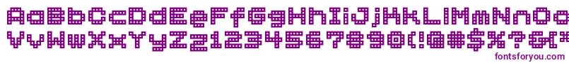 BmBlockA15-fontti – violetit fontit