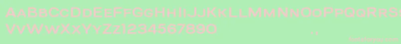 Шрифт BigRiverSample – розовые шрифты на зелёном фоне