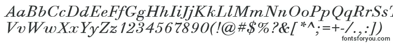 BodoniSixItcBookItalic Font – Fonts for Adobe Acrobat