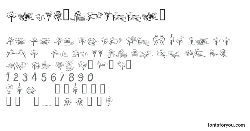 Шрифт Linotypeoffix – алфавит, цифры, специальные символы