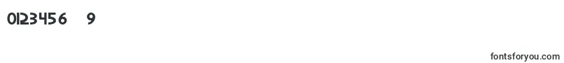 GordonRegular Font – Fonts for Numbers and Digits