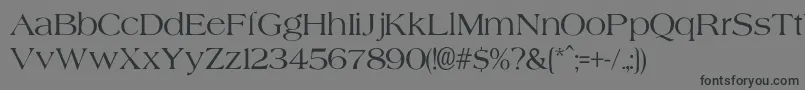 Шрифт AgateNormal – чёрные шрифты на сером фоне
