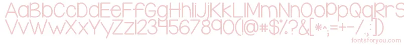 Kglegohouse Font – Pink Fonts on White Background