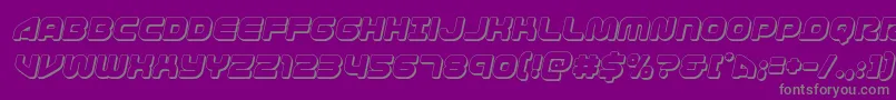 1stenterprises3Dital-Schriftart – Graue Schriften auf violettem Hintergrund