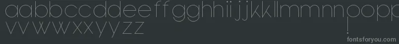 Bondoluopeek-Schriftart – Graue Schriften auf schwarzem Hintergrund