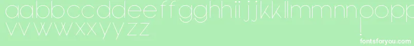 Bondoluopeek Font – White Fonts on Green Background