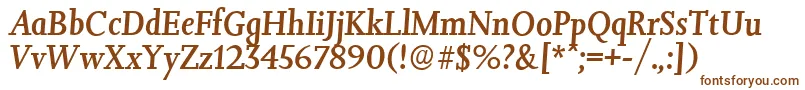 JessicaserialMediumItalic Font – Brown Fonts