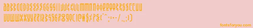 Undergroundrose Font – Orange Fonts on Pink Background