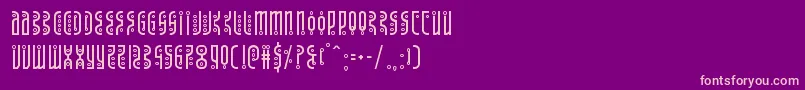 Undergroundrose Font – Pink Fonts on Purple Background