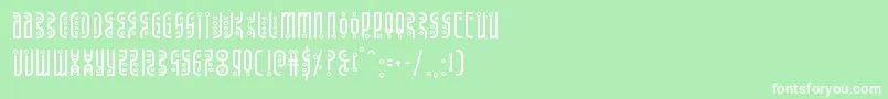 Undergroundrose Font – White Fonts on Green Background